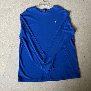 Ralph Lauren Royal Blue Crewneck long sleeve Pony